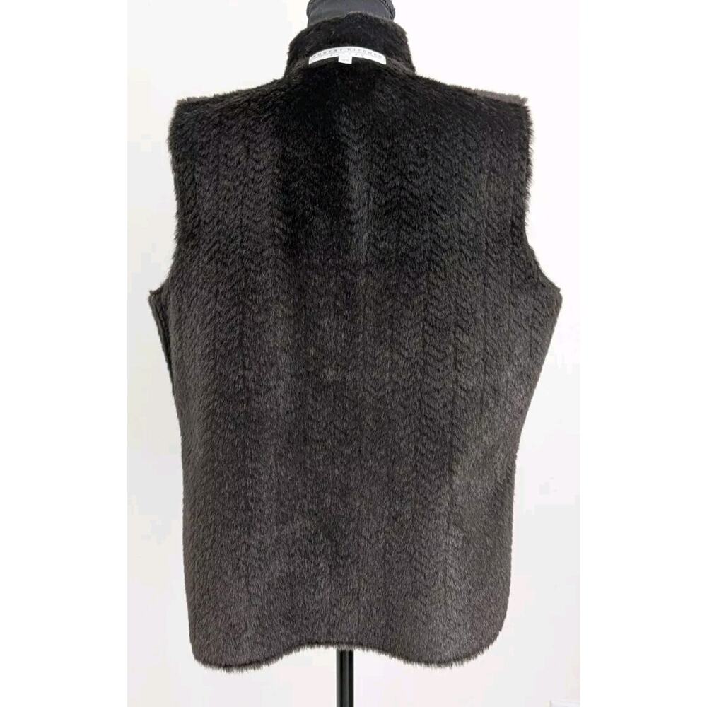 Robert Kitchen Canada Faux Fur Lined Vest M | Tree Branch Print Western Boho - Picture 5 of 9